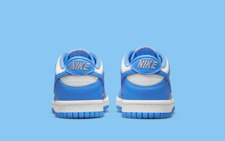 University Blue Dunk Low Returns March 8th in Kid's Sizes | House